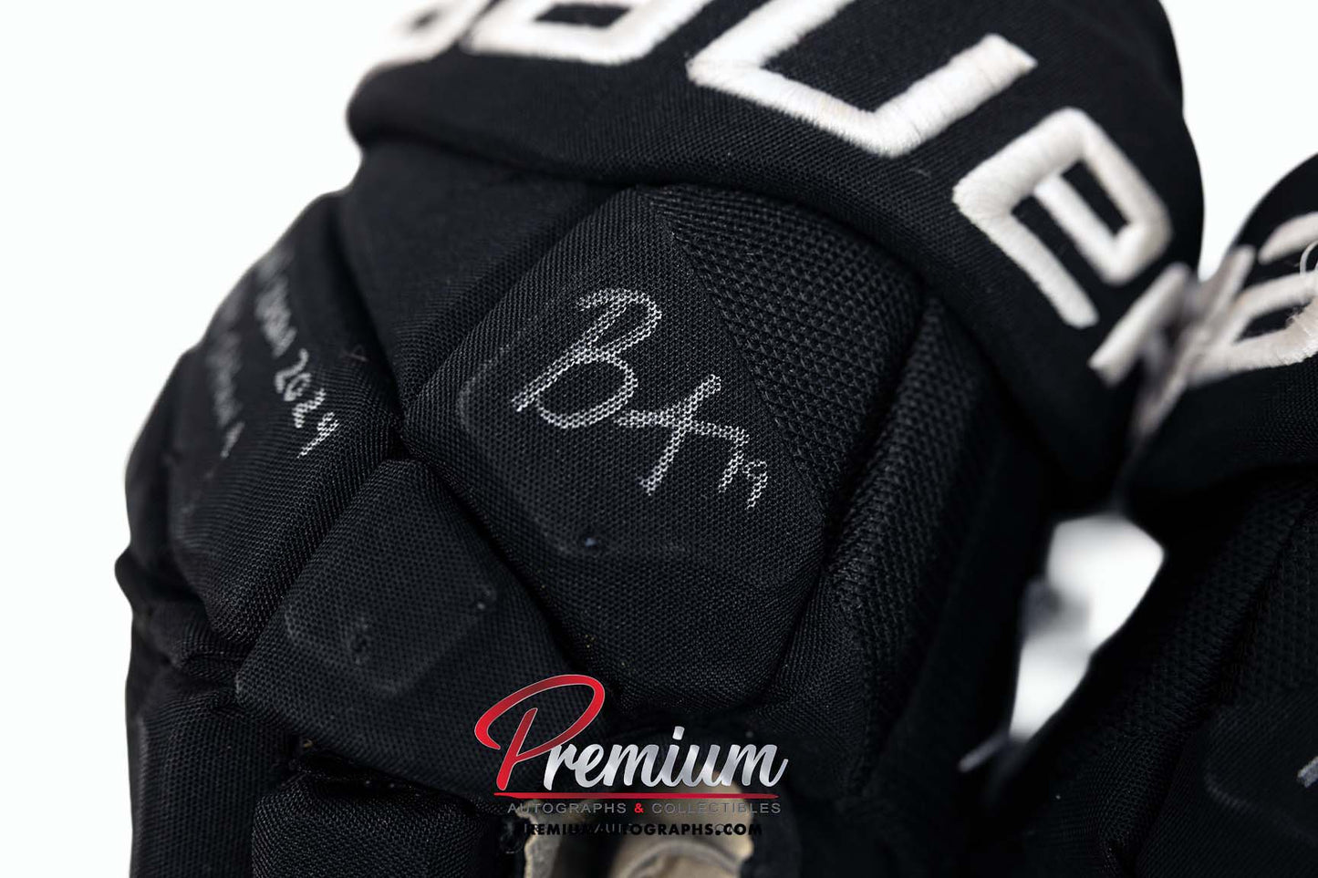 Brianne Jenner Ottawa Charge Game Used Gloves 2024 Inaugural PWHL Inscription