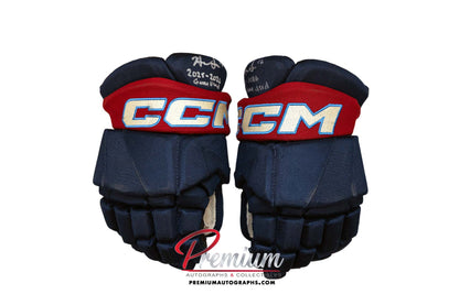 Haley Scamurra Montreal Victoire Game Used Gloves 2025 Game Used Inscription
