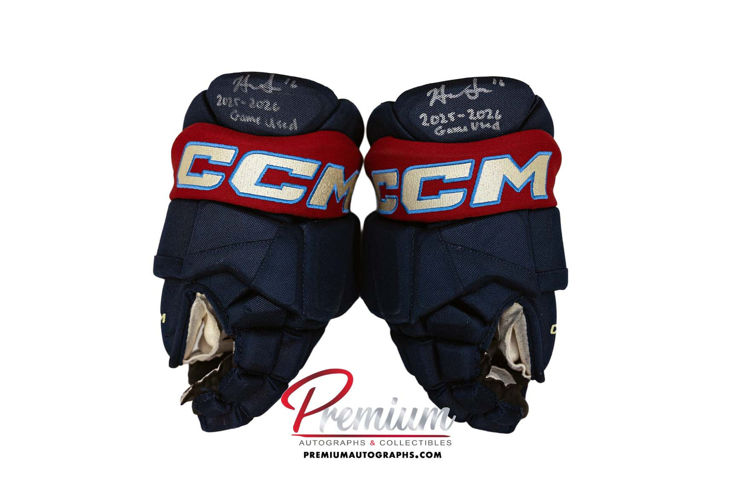 Haley Scamurra Montreal Victoire Game Used Gloves 2025 Game Used Inscription