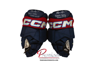 Haley Scamurra Montreal Victoire Game Used Gloves 2025 Game Used Inscription