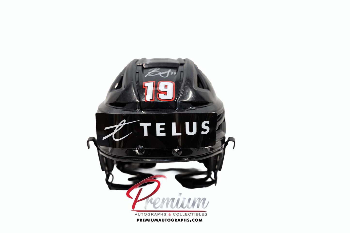 Brianne Jenner Team Canada Game Used Helmet 2024 World Championship Inscription