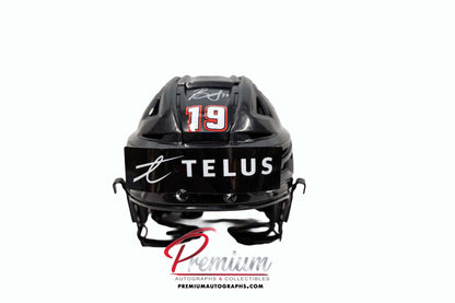 Brianne Jenner Team Canada Game Used Helmet 2024 World Championship Inscription