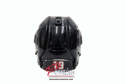 Brianne Jenner Team Canada Game Used Helmet 2024 World Championship Inscription