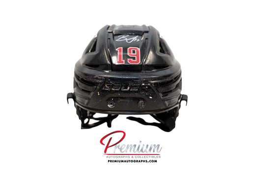 Brianne Jenner Ottawa Charge Game Used Helmet 2024 Inaugural PWHL Inscription