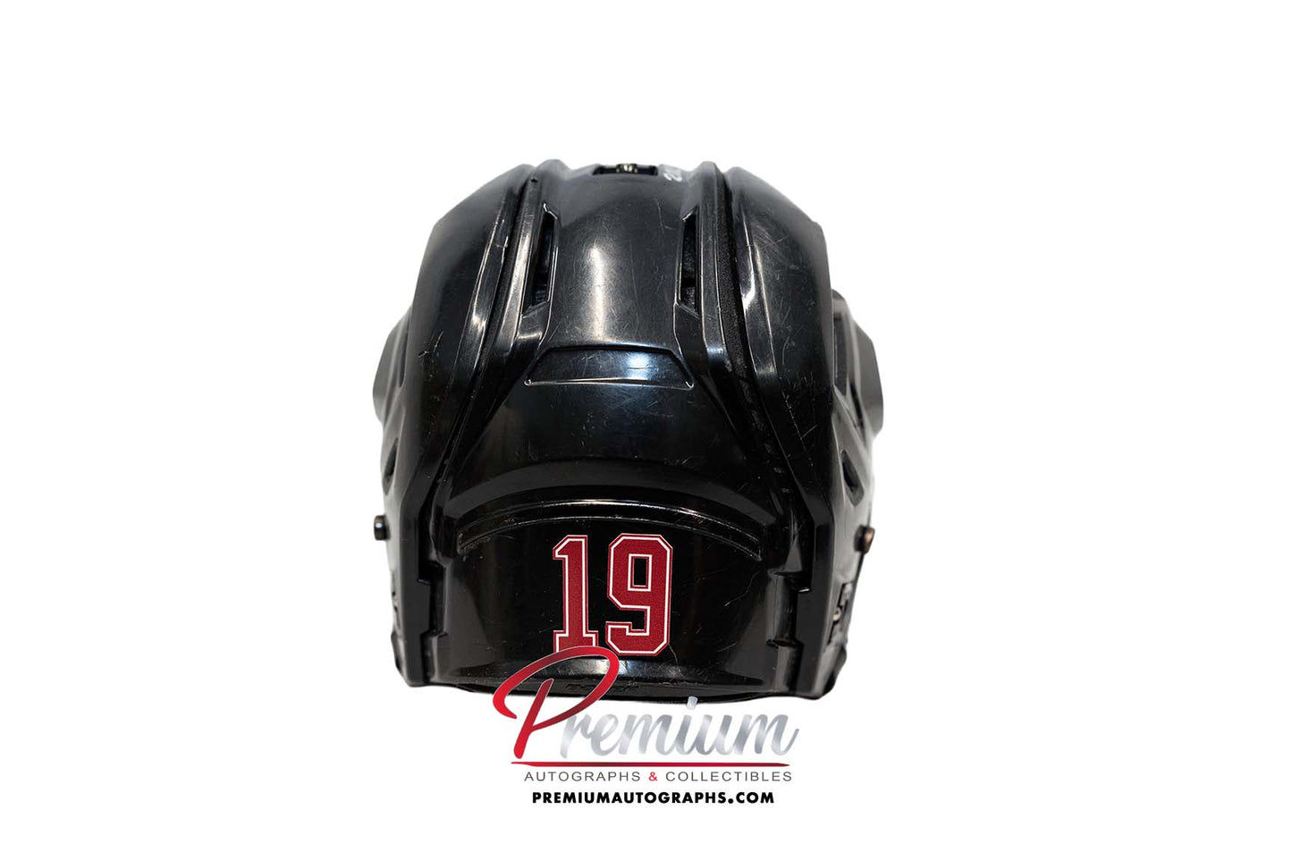 Brianne Jenner Ottawa Charge Game Used Helmet 2024 Inaugural PWHL Inscription