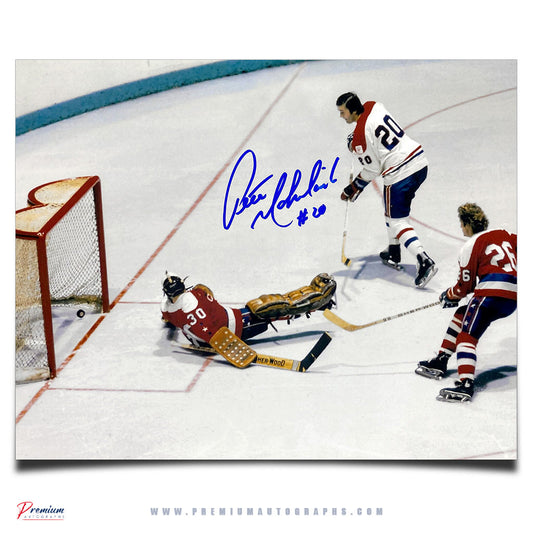 Peter Mahovlich Montreal Canadiens Signed 8x10 Photograph