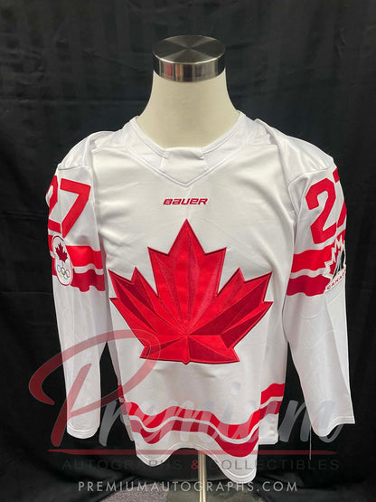 Emma Maltais Olympic Team Canada Autographed Bauer WHITE jersey