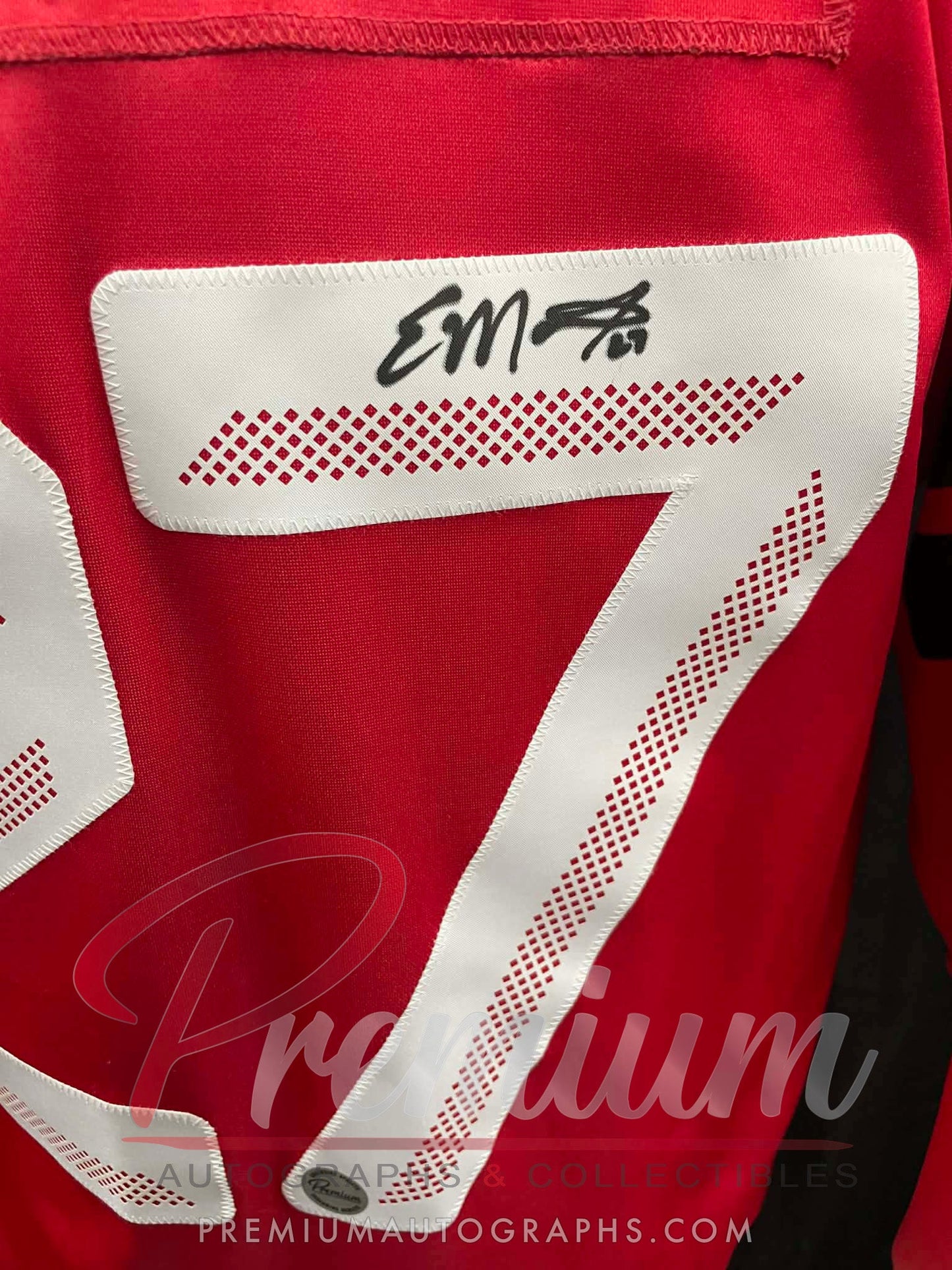 Emma Maltais Olympic Team Canada Autographed Bauer RED jersey