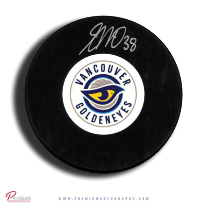 Emerance Maschmeyer Vancouver Goldeneyes PWHL Autographed Puck