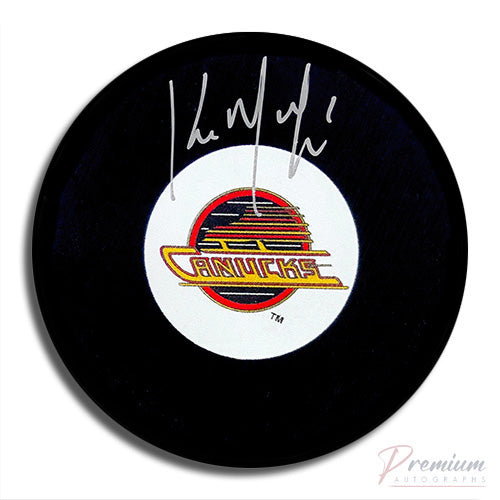 Kirk McLean Vancouver Canucks Signed Puck