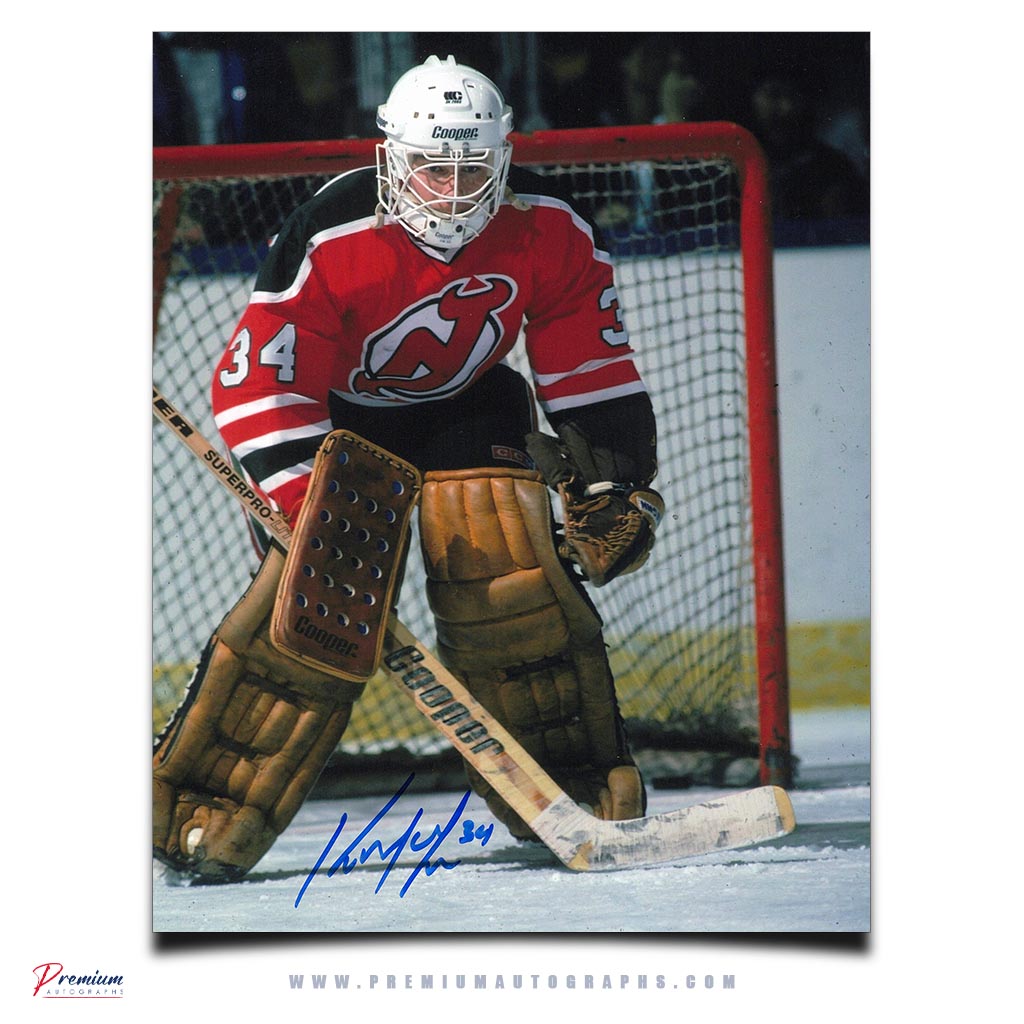 Kirk McLean New Jersey Devils Signed 8x10 Photograph Rookie