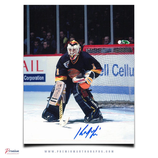 Kirk McLean Vancouver Canucks Signed 8x10 Photograph Top of the Paint