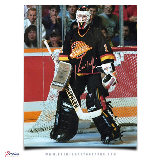 Kirk McLean Vancouver Canucks Signed 8x10 Photograph Standing Up