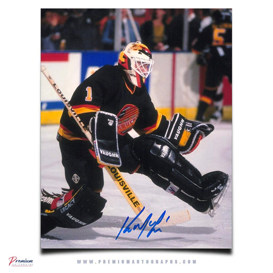 Kirk McLean Vancouver Canucks Signed 8x10 Photograph Kirk Save