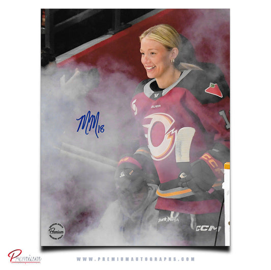 Mannon McMahon Ottawa Charge PWHL Autographed 8x10 Photograph Pregame Entrance