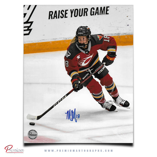 Mannon McMahon Ottawa Charge PWHL Autographed 8x10 Photograph Puck in the Circle