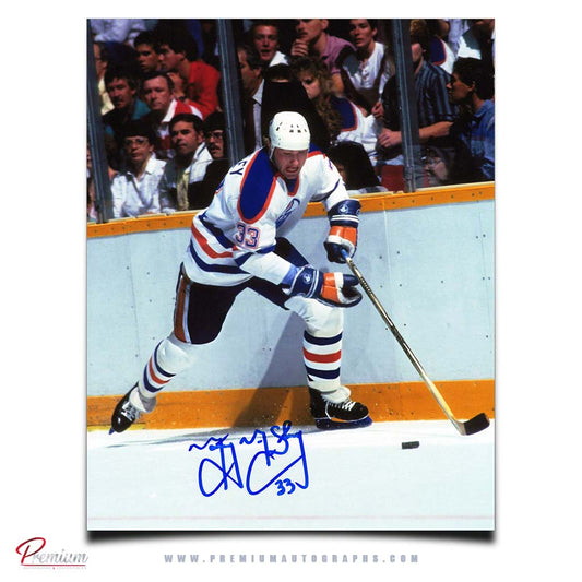 Marty McSorley Los Angeles Kings Autographed 8x10 Photograph Intense