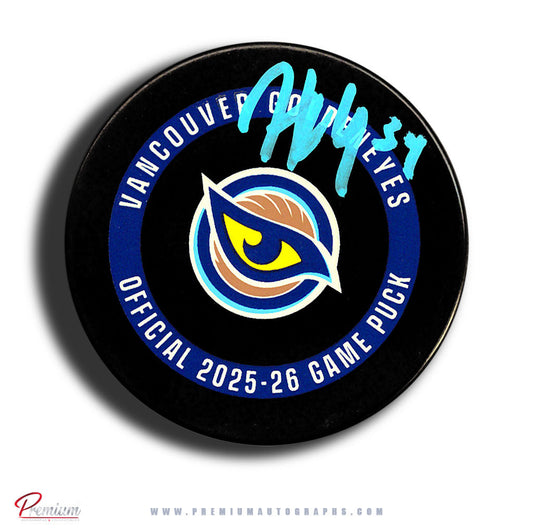 Hannah Miller Vancouver Goldeneyes PWHL Autographed Official Game Puck