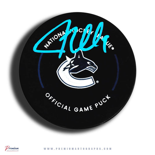 J.T. Miller Vancouver Canucks Signed Offical Game Puck