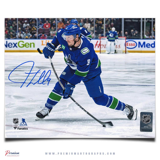 J.T. Miller Vancouver Canucks Signed 8x10 Photograph Big Shot