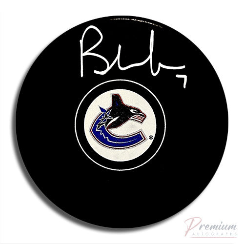 Brendan Morrison Vancouver Canucks Signed Puck