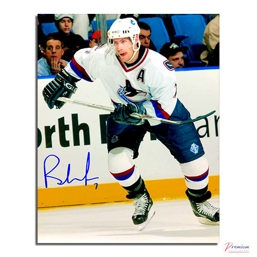 Brendan Morrison Vancouver Canucks Signed 8x10 Photograph On the Rush