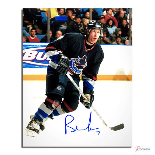 Brendan Morrison Vancouver Canucks Signed 8x10 Photograph Head Up