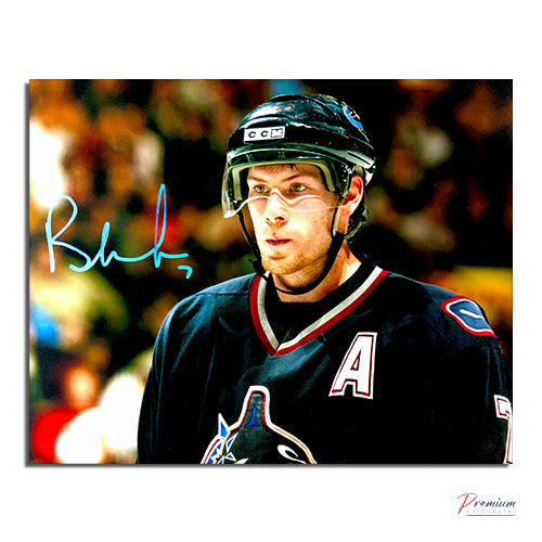 Brendan Morrison Vancouver Canucks Signed 8x10 Photograph Close Up