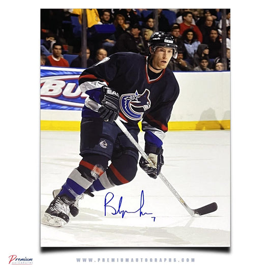 Brendan Morrison Vancouver Canucks Signed 16x20 Photograph Skating