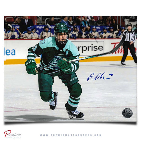 Alina Muller Boston Fleet PWHL Autographed 8x10 Photograph On the Attack