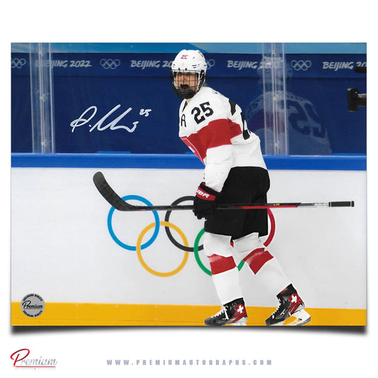 Alina Muller Team Switzerland Autographed 8x10 Photograph Olympic Rings