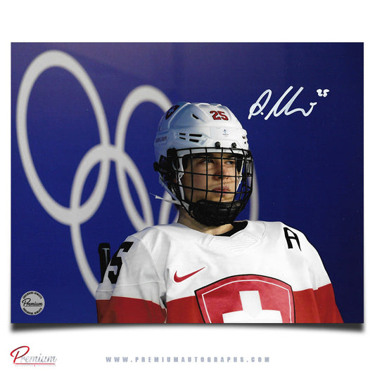 Alina Muller Team Switzerland Autographed 8x10 Photograph Close Up