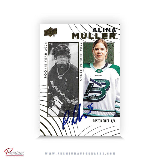 Alina Muller Boston Fleet Autographed 2024-25 Upper Deck PWHL Hockey Card #86