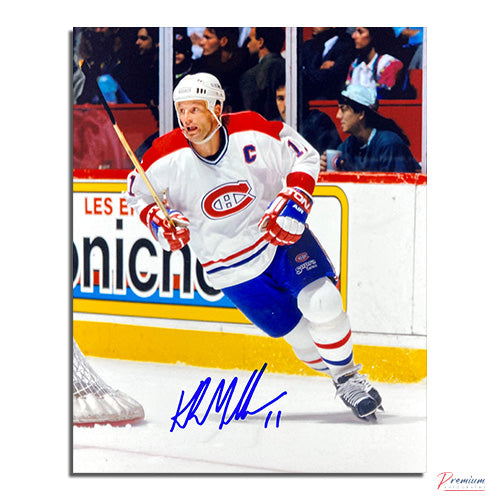 Kirk Muller Montreal Canadiens Signed 8x10 Photograph Around the Net