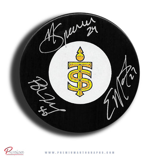 Natalie Spooner, Blayre Turnbull & Emma Maltais Toronto Sceptres PWHL Autographed Puck