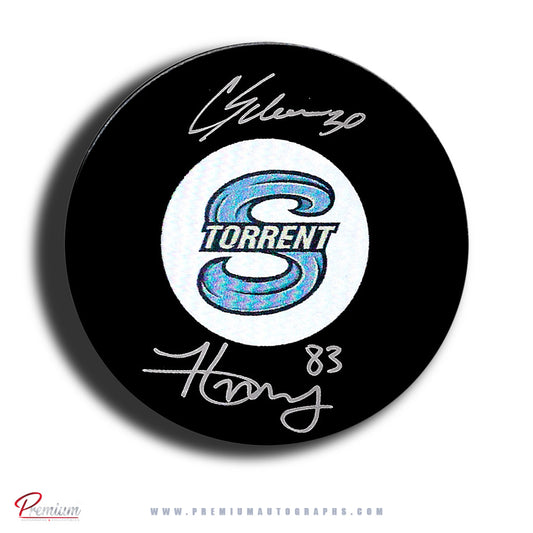 Corinne Schroeder & Hannah Murphy Seattle Torrent PWHL Autographed Puck