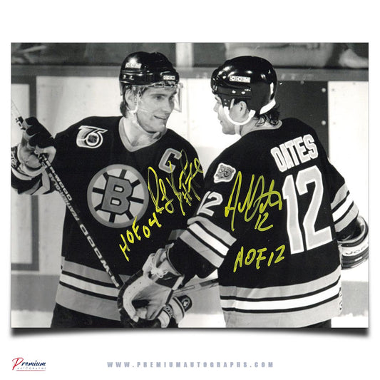 Ray Bourque & Adam Oates Boston Bruins Signed 8x10 Photograph On Ice Discussion