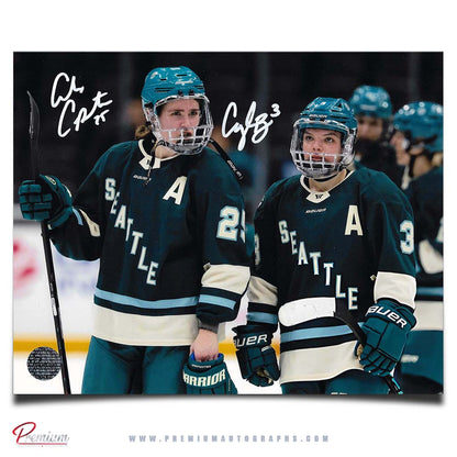 Alex Carpenter & Cayla Barnes Seattle Torrents PWHL Autographed 8x10 Photograph Discussion