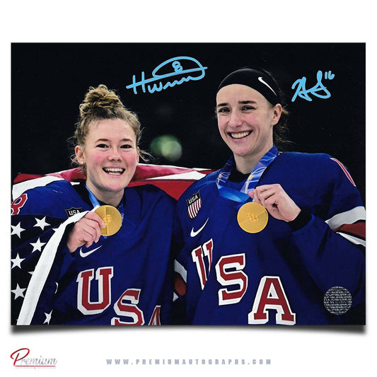 Haley Winn & Hayley Scamurra Team USA Autographed Olympic 8x10 Photograph