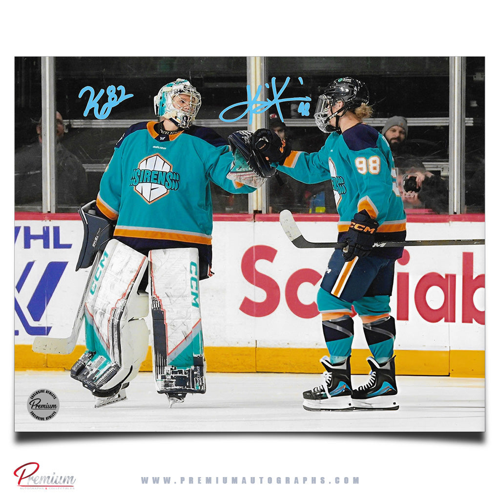 Kayle Osborne & Kristyna Kaltounkova New York Sirens PWHL Autographed 8x10 Photograph Celebration