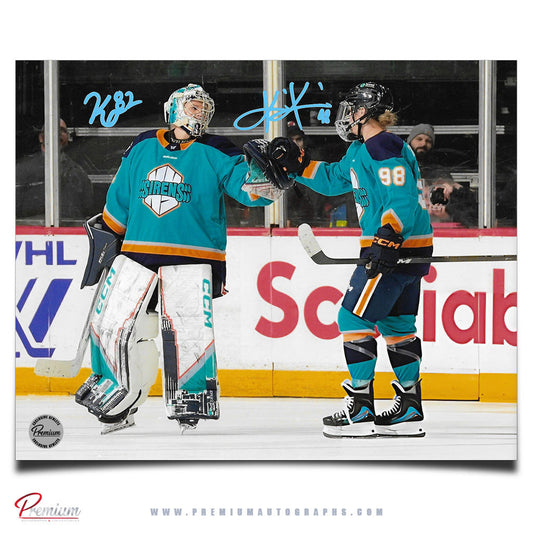 Kayle Osborne & Kristyna Kaltounkova New York Sirens PWHL Autographed 8x10 Photograph Celebration