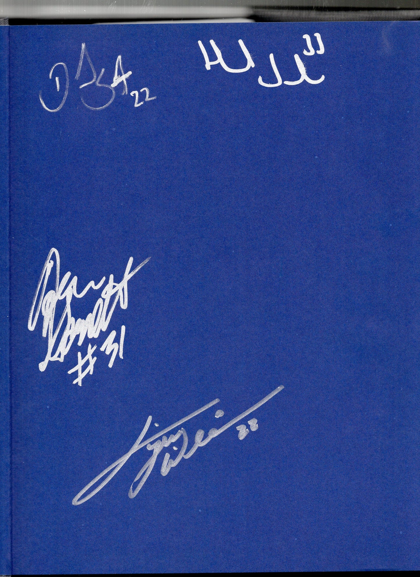 Canucks At Forty fwd by Jim Robson Book Autographed by Daniel & Henrik Sedin, John Garrett & Tiger Williams