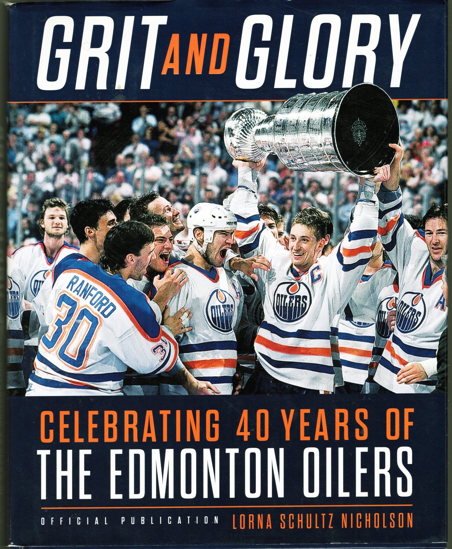 Gret and Glory Celebrating 40 Years of The Edmonton Oilers Mulit-Autographed Book  w/ 6 Autographs