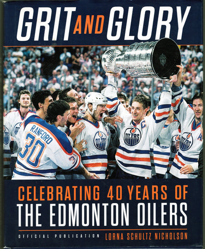 Gret and Glory Celebrating 40 Years of The Edmonton Oilers Mulit-Autographed Book  w/ 6 Autographs