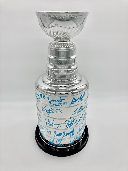 Montreal Canadiens Mini Stanley Cup w/ 33 Canadiens Alumni