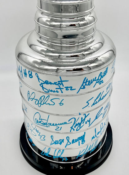 Montreal Canadiens Mini Stanley Cup w/ 33 Canadiens Alumni