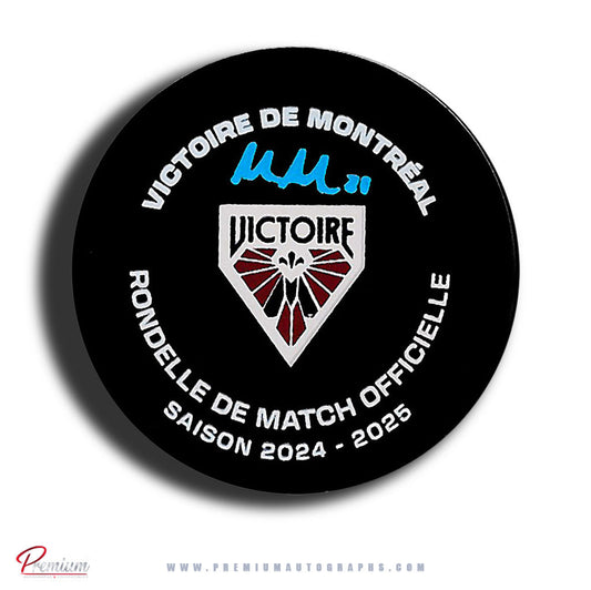 Maureen Murphy Montreal Victoire PWHL Autographed Official Game Puck