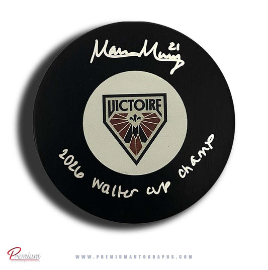 Maureen Murphy Autographed Montreal Victoire Puck w/ 2026 Walter Cup Champ Inscription