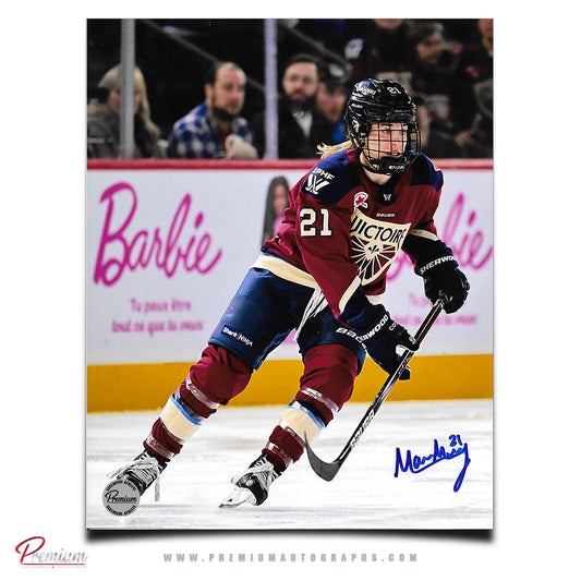 Maureen Murphy Montreal Victoire PWHL Autographed 8x10 Photograph On the Attack