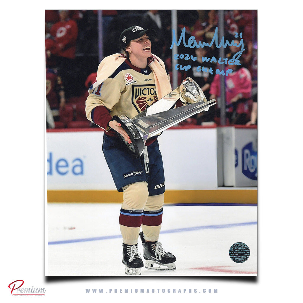 Maureen Murphy Montreal Victoire Autographed 8x10 Photograph 2026 Walter Cup Champs Inscription